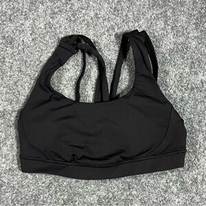 Lululemon Black Strappy Bra  Size 6